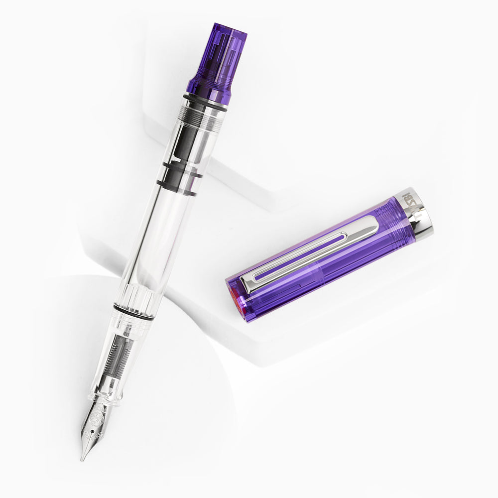 TWSBI ECO Transparent Purple Fountain Pen, Medium