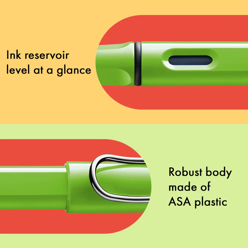 Lamy, Safari Fountain Pen, Green, Medium