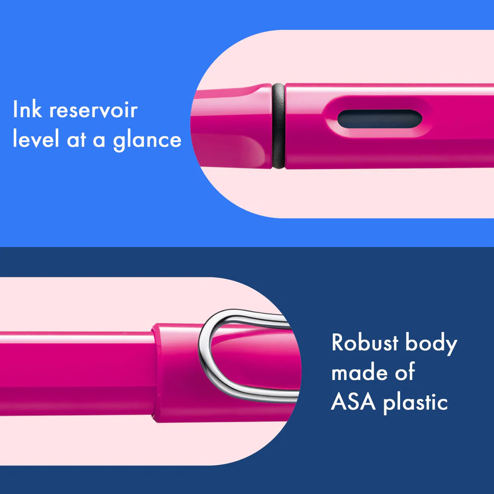 Lamy, Safari Fountain Pen, Pink, Medium
