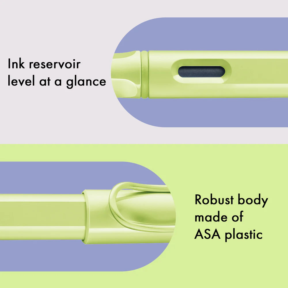 Lamy, Safari Fountain Pen, Spring Green, Medium