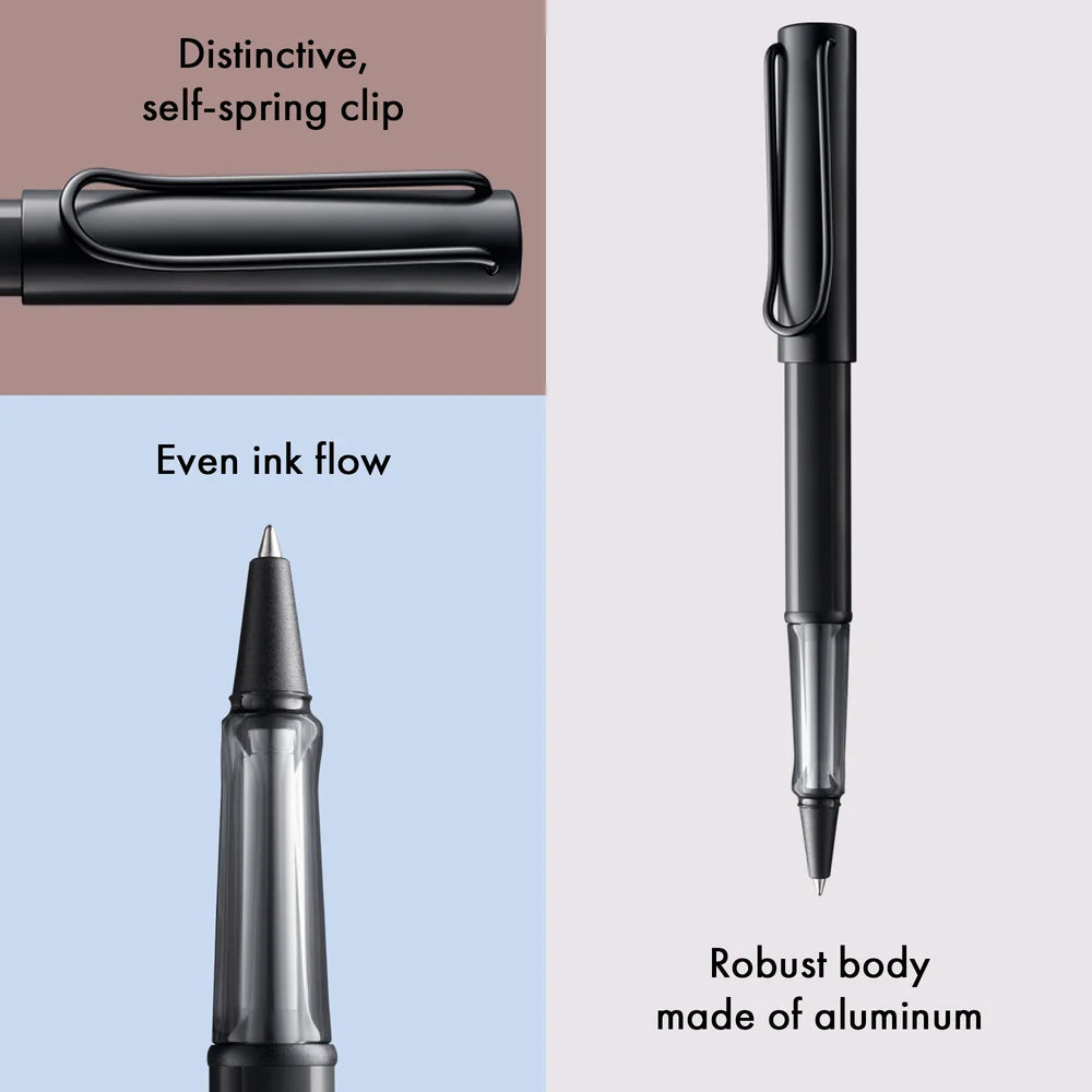 LAMY AL-star Rollerball Pen - Medium Point - Black