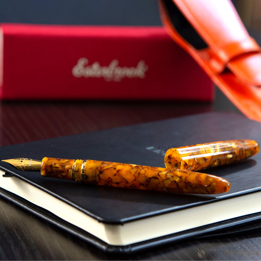 Esterbrook Estie Fountain Pen - Honeycomb - Gold Trim, Fine