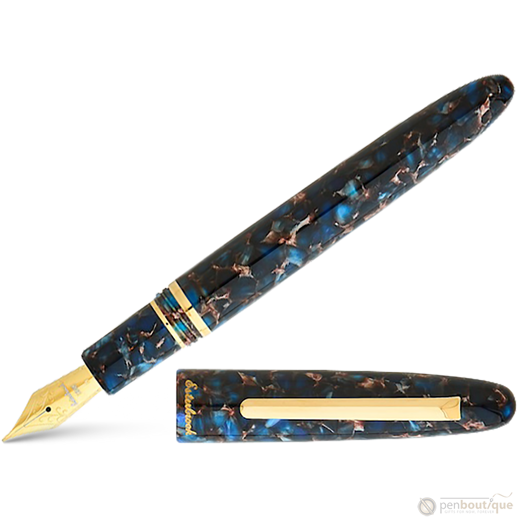 Esterbrook Estie Fountain Pen - Nouveau Bleu- Gold Trim, Extra Fine