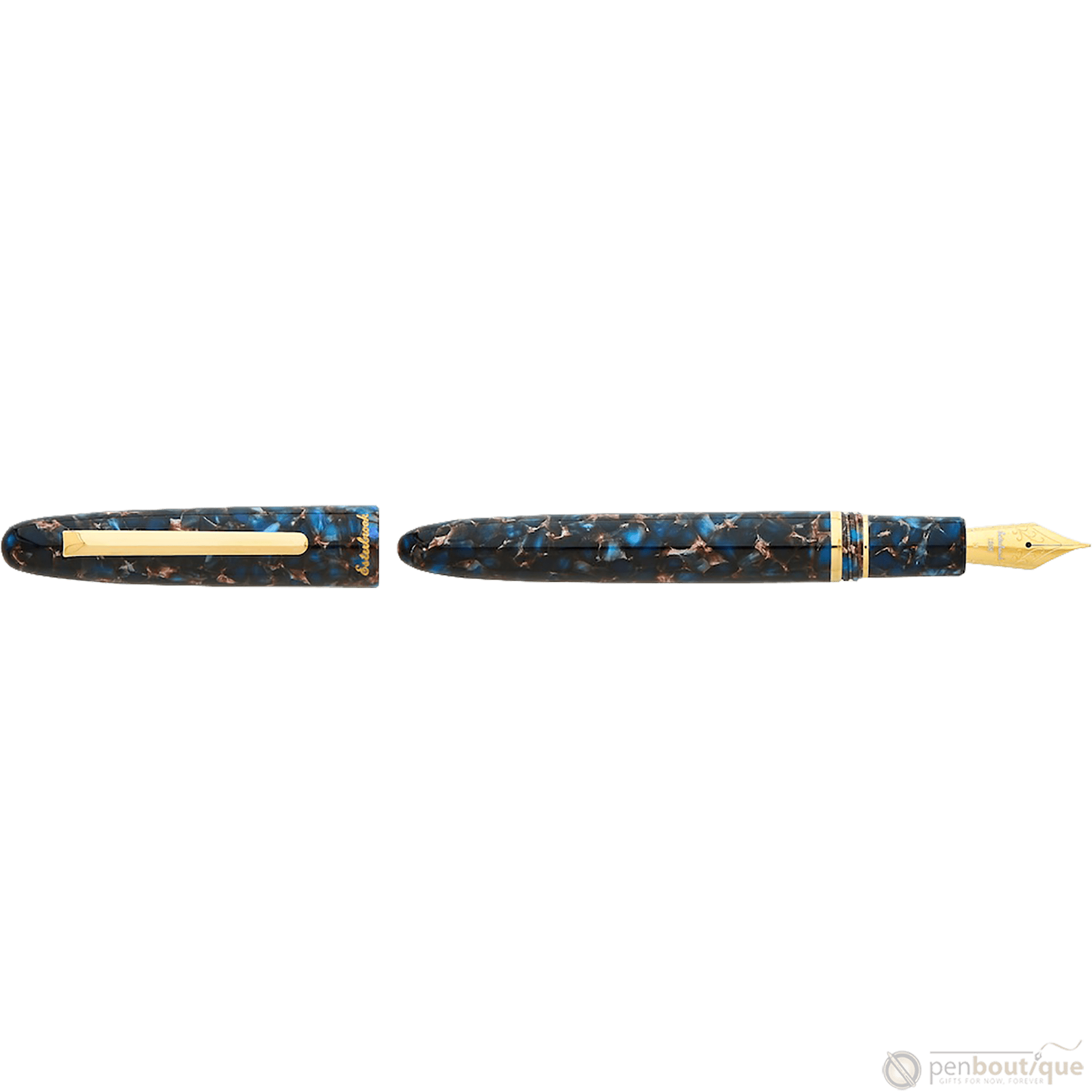 Esterbrook Estie Fountain Pen - Nouveau Bleu- Gold Trim, Extra Fine