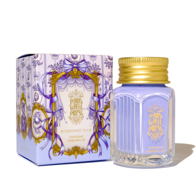 Ferris Wheel Press, Calligraphy Ink, Borrowed Blue, 28ml