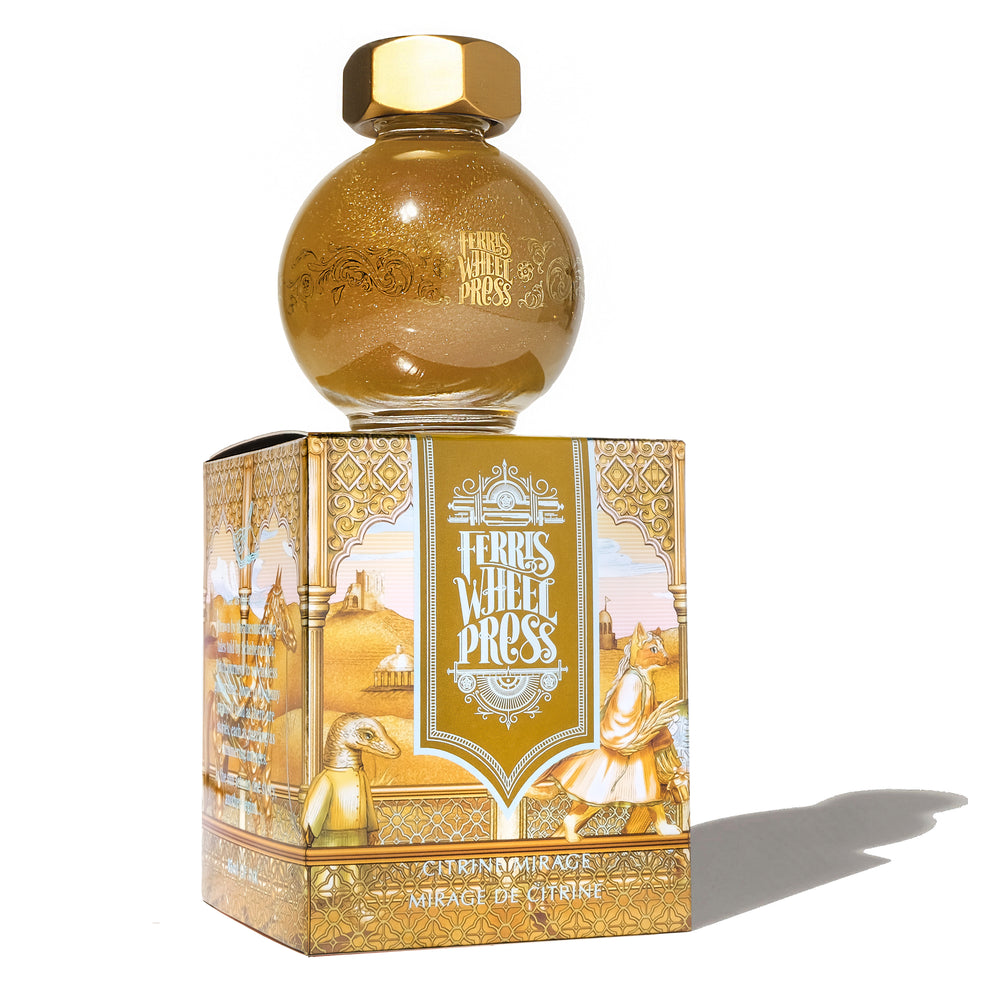 Ferris Wheel Press, Fountain Pen Ink, Citrine Mirage, 20ml