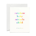 Smitten on Paper Greeting Card - Rainbow Baby