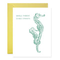 Good Juju Ink Single Parent Seahorse Card
