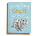 Beve, You're Doing Great Momma Opossum Card