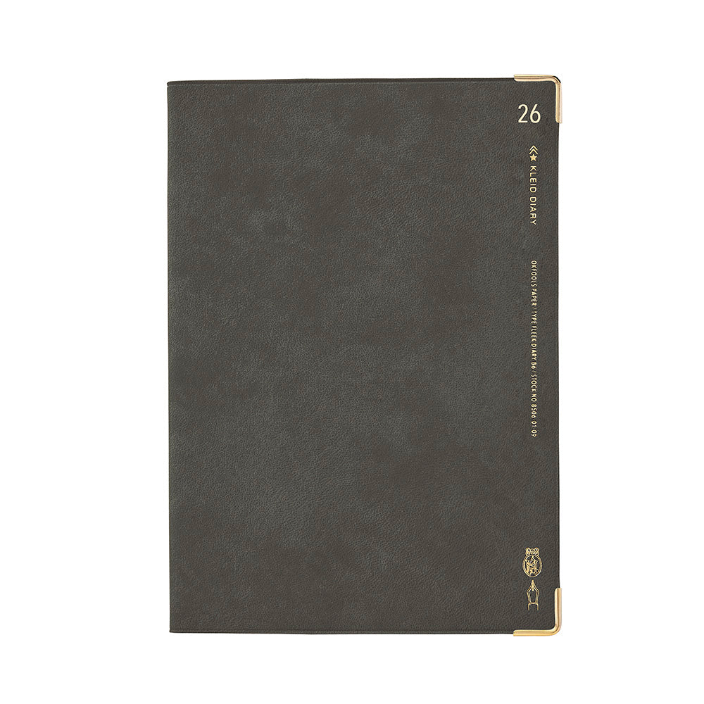 Kleid 2026 Fleek Diary B6 Charcoal