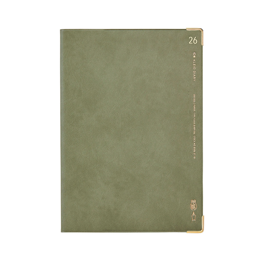 Kleid 2026 Fleek Diary B6 Olive Drab