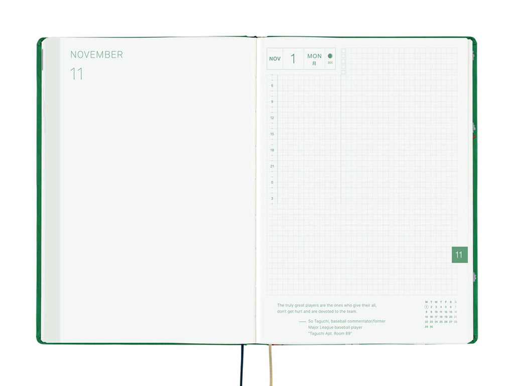 Hobonichi Techo 2027 HON A5 Bow & Tie: Sheep Sheep Sheep