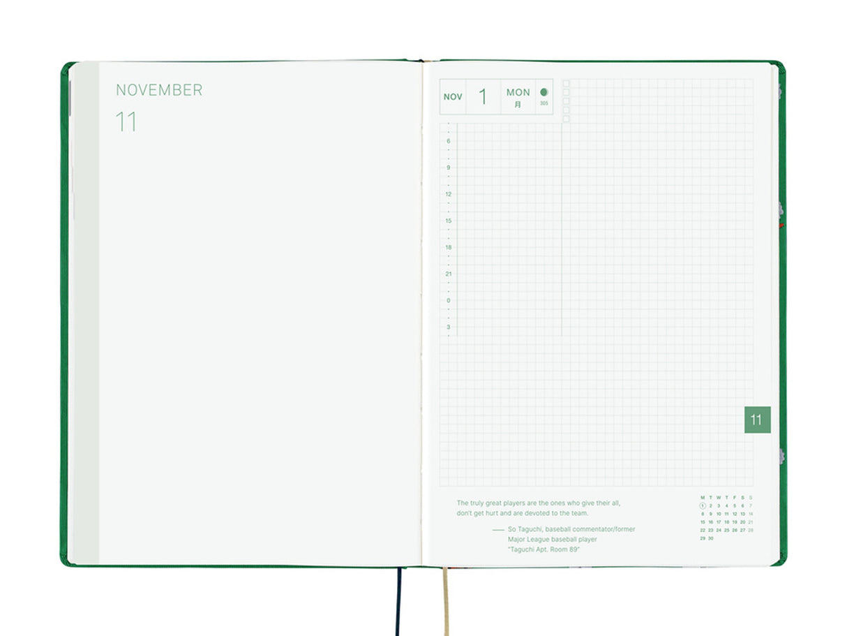Hobonichi Techo 2027 HON A5 Bow & Tie: Sheep Sheep Sheep
