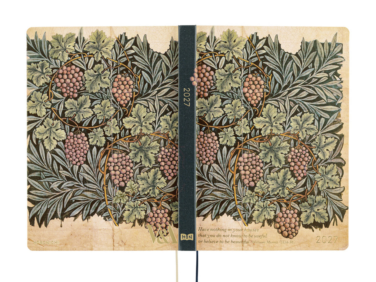 Hobonichi Techo 2027 HON A5 V&A Series: Vine