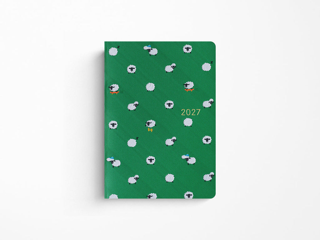 Hobonichi Techo 2027 HON A6 Bow & Tie: Sheep Sheep Sheep