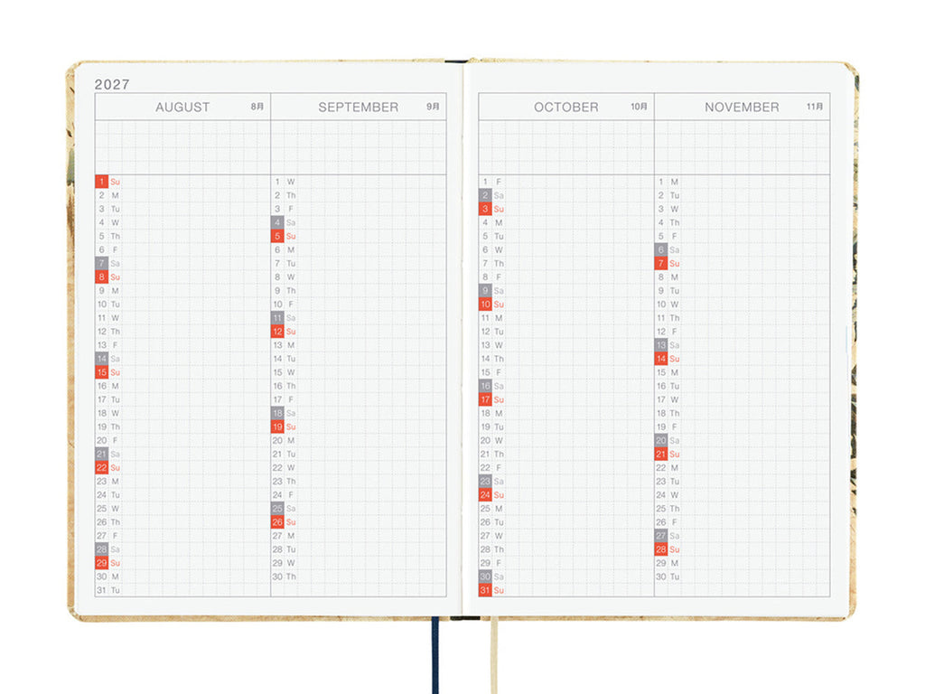 Hobonichi Techo 2027 HON A6 The V&A Series: Vine