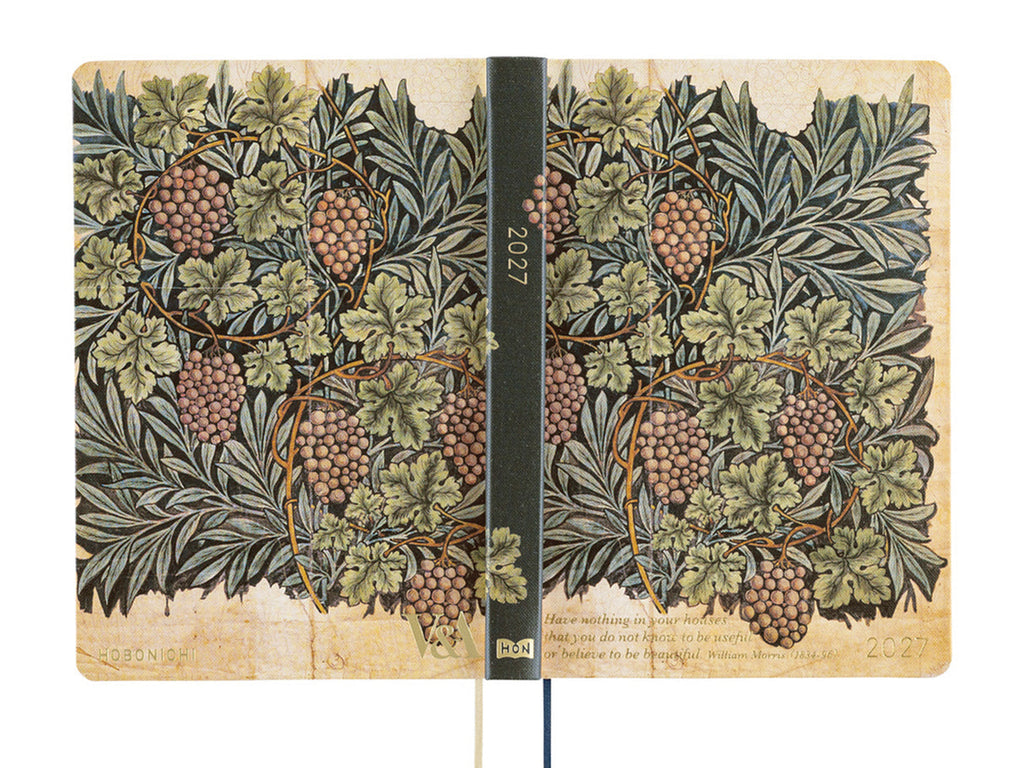 Hobonichi Techo 2027 HON A6 The V&A Series: Vine