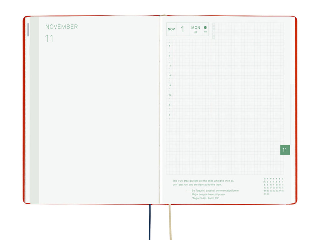 Hobonichi Techo 2027 HON A6 Yumi Kitagishi: White Cat and Rabbit’s Tea Room
