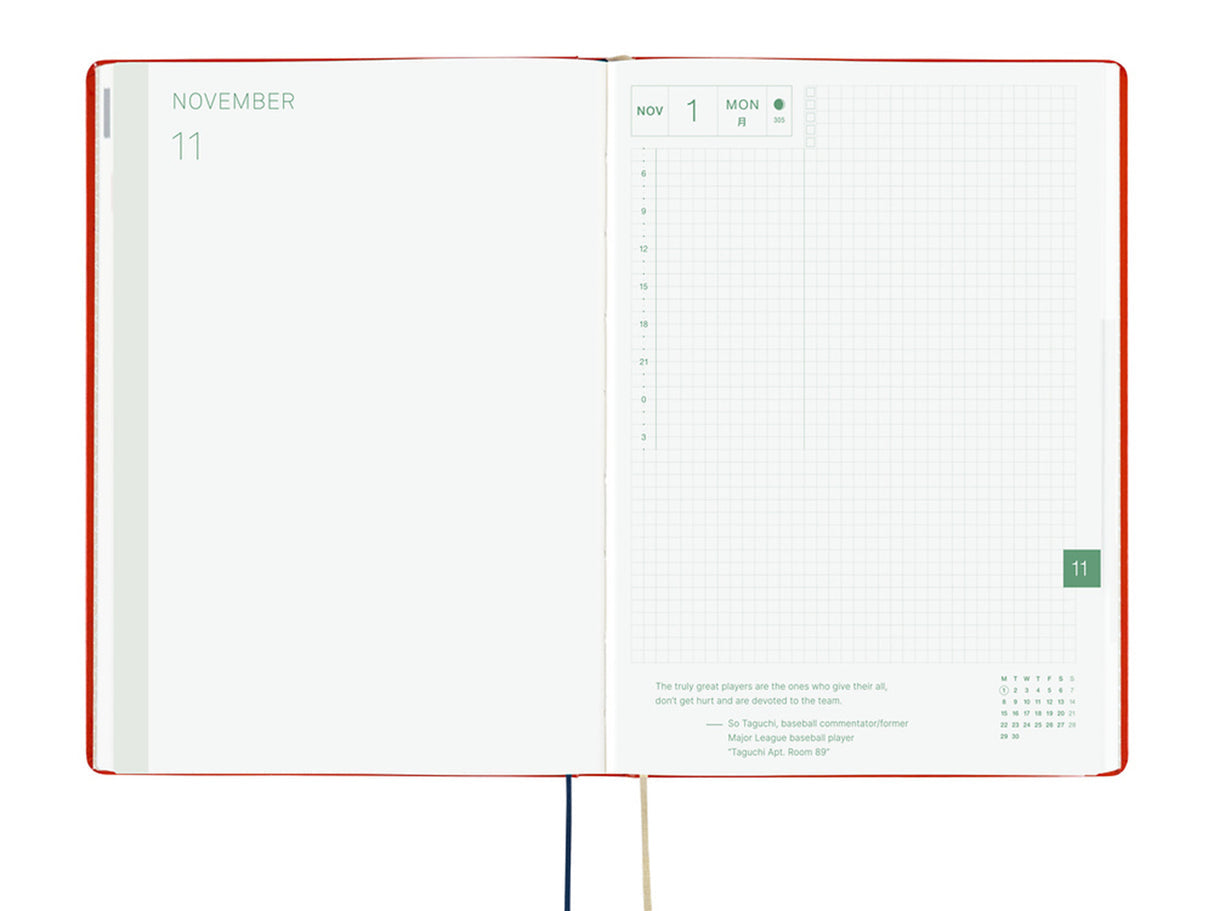 Hobonichi Techo 2027 HON A6 Yumi Kitagishi: White Cat and Rabbit’s Tea Room