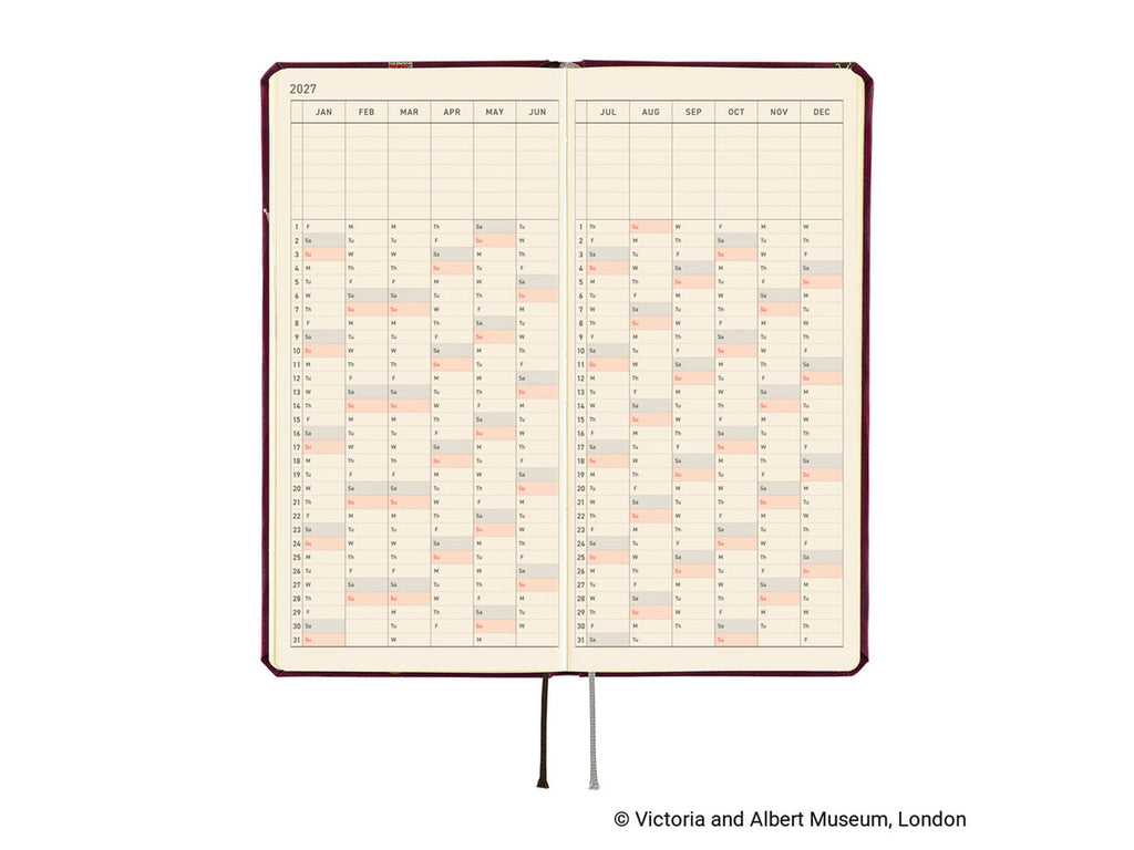 Hobonichi Techo 2027 Weeks V&A Series: Welcome to the V&A