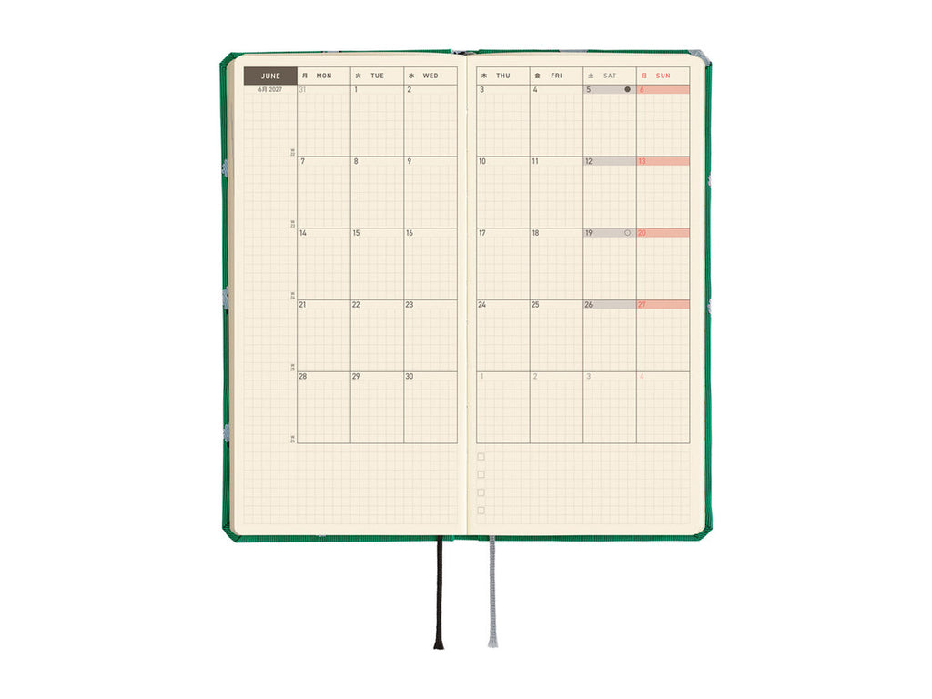 Hobonichi Techo 2027 Weeks MEGA Bow & Tie: Sheep Sheep Sheep
