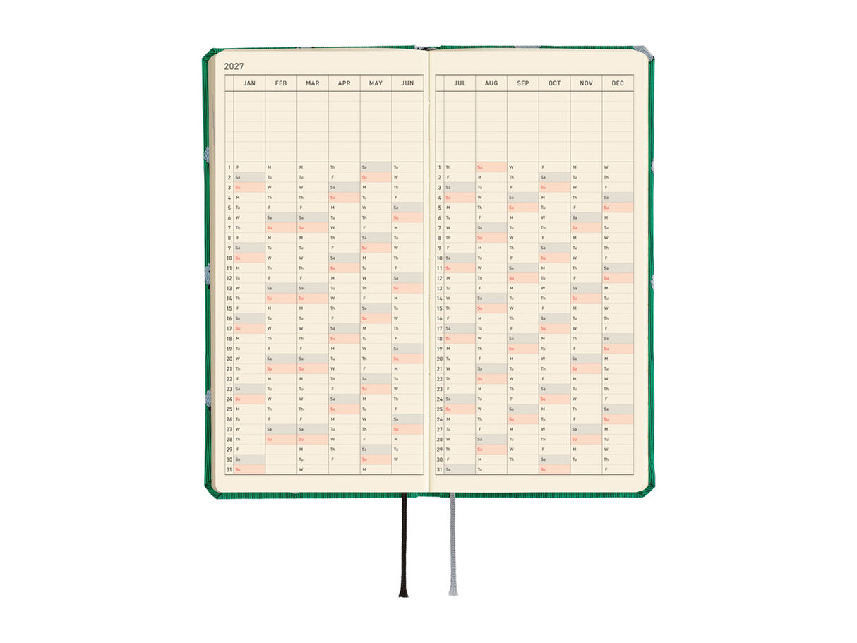 Hobonichi Techo 2027 Weeks MEGA Bow & Tie: Sheep Sheep Sheep