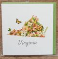 Objet d'Art - Virginia Mini Card - Dogwoods & Eastern Swallowtail Butterflies