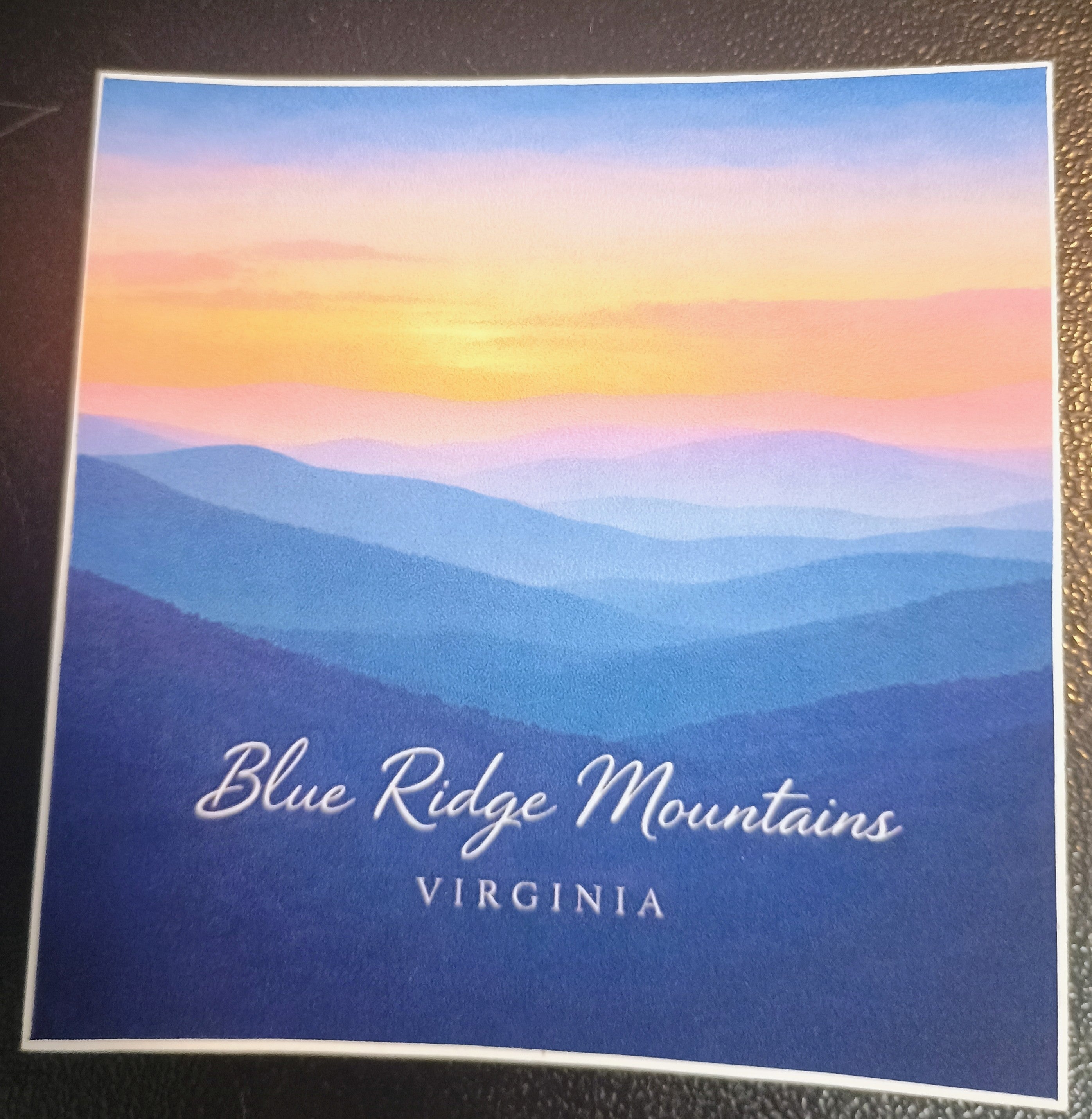 J.H. - Blue Ridge Mountains Virginia Sticker