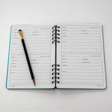 Little Bespokebooks, Movie Log, Adriatic Blue/Cherry