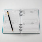 Little Bespokebooks, Movie Log, Adriatic Blue/Cherry