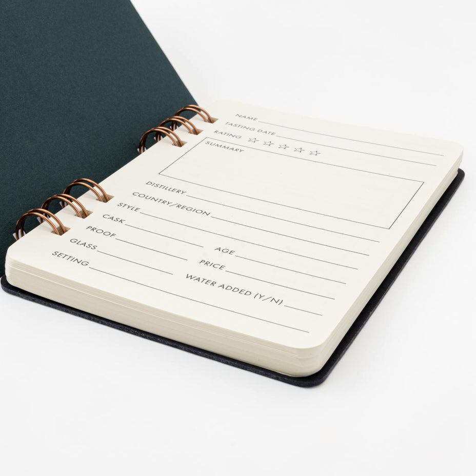 Little Bespokebooks, Signature Bourbon Tasting Logbook, Ebony