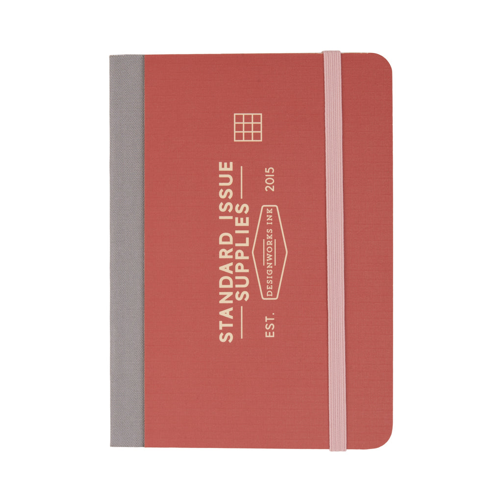 Designworks Ink, Standard Issue Pocket Journal - ROSEWOOD + BLUSH