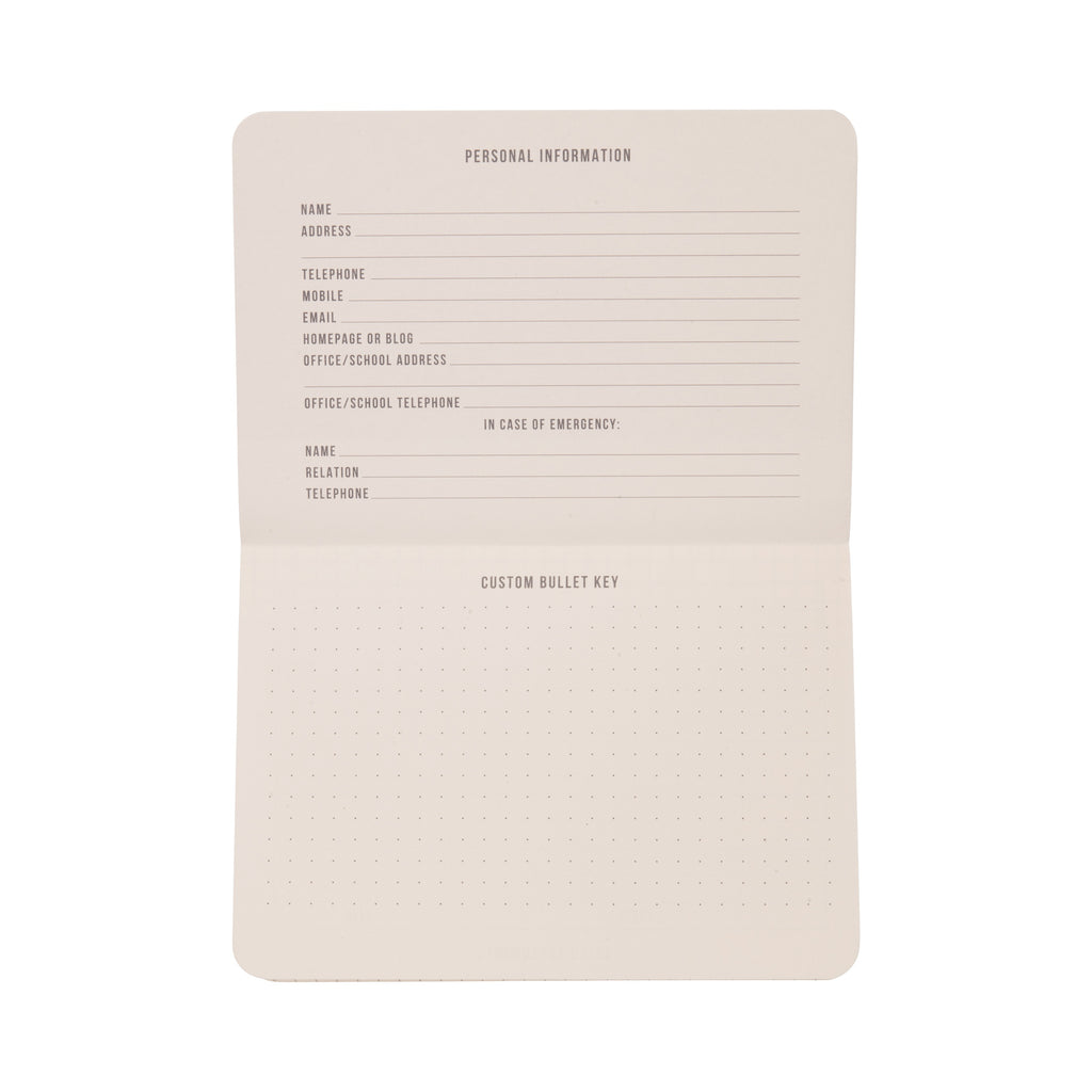 Designworks Ink, Standard Issue Pocket Journal - ROSEWOOD + BLUSH