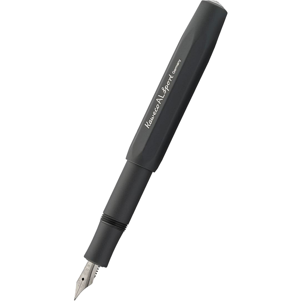 Kaweco, AL Sport Fountain Pen, Black, Medium