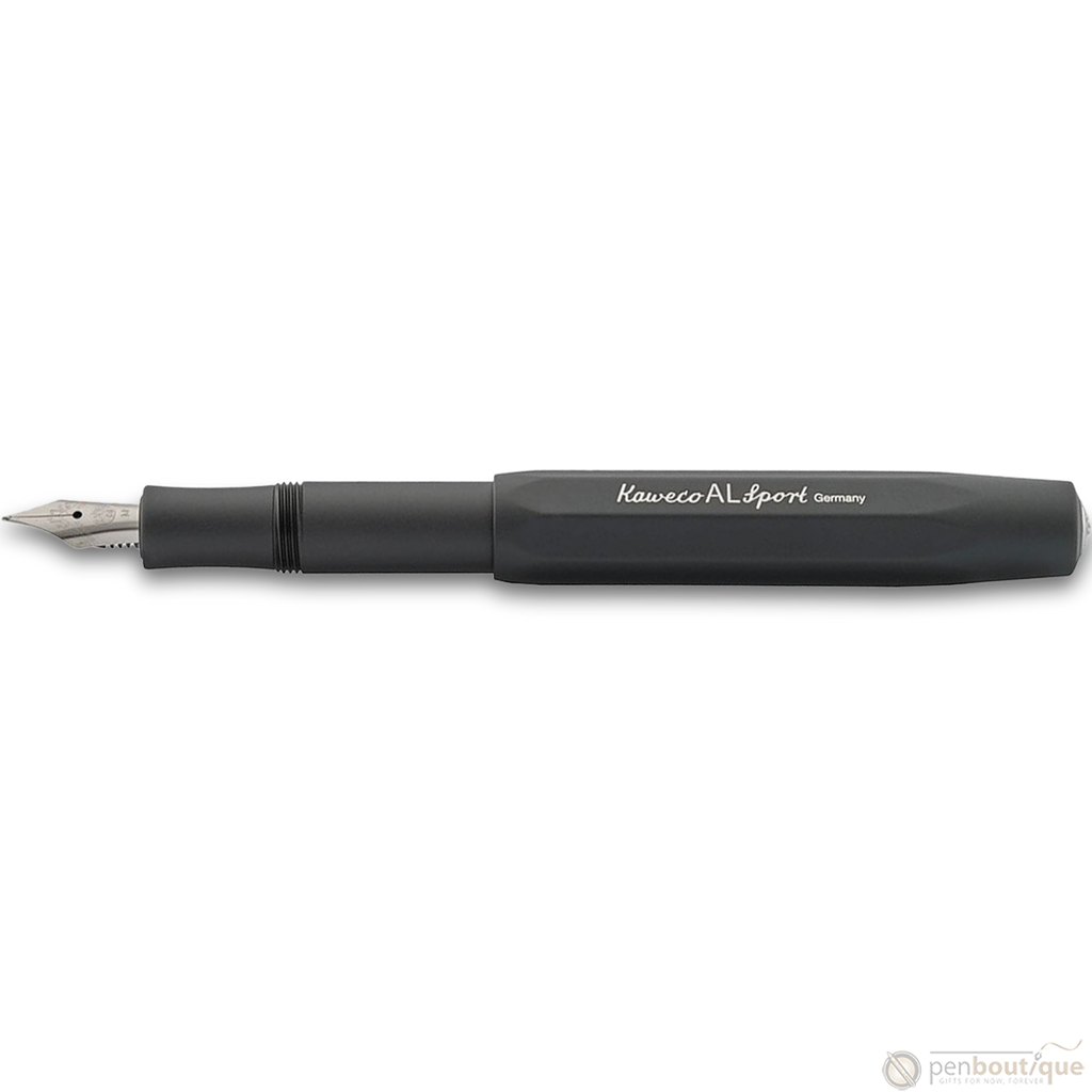 Kaweco, AL Sport Fountain Pen, Black, Medium