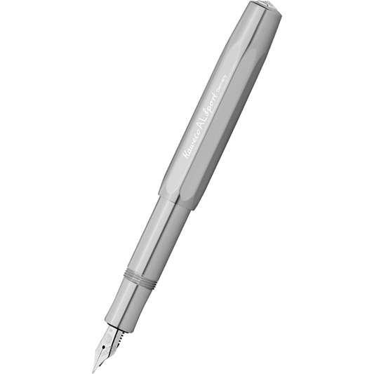 Kaweco, AL Sport Fountain Pen, Raw Polished, Fine