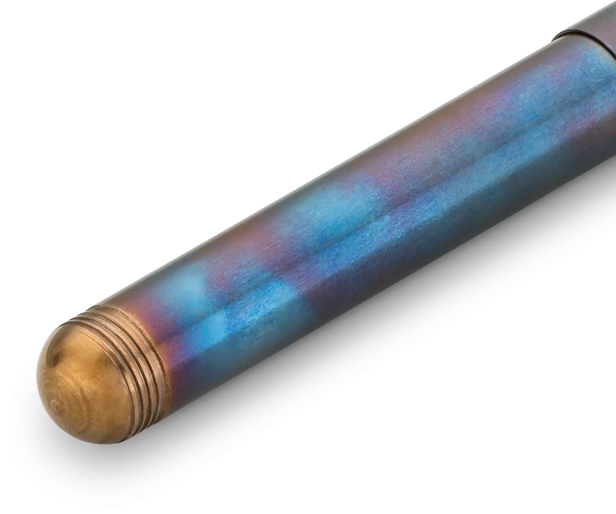 Kaweco, Liliput Capped Ballpoint Pen - 1.0 mm - Fireblue