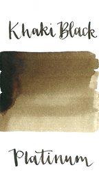 Platinum Classic Khaki Black Ink 60cc