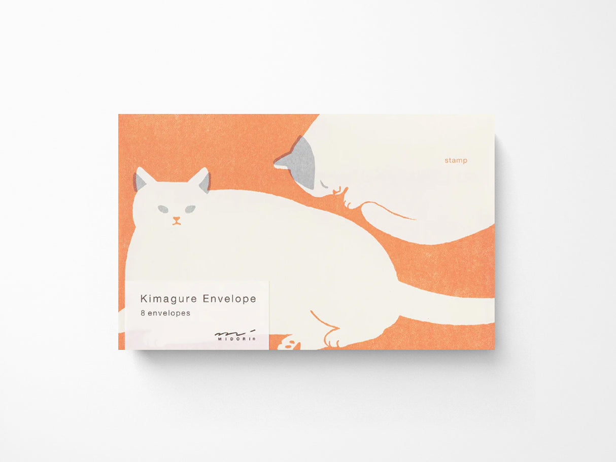 Midori Easy & Cozy Envelope - Kimagure Cat