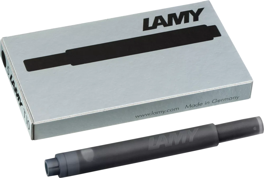 LAMY, FOUNTAIN PEN, T10 REFILL, BLACK 5 PACK CARTRIDGE