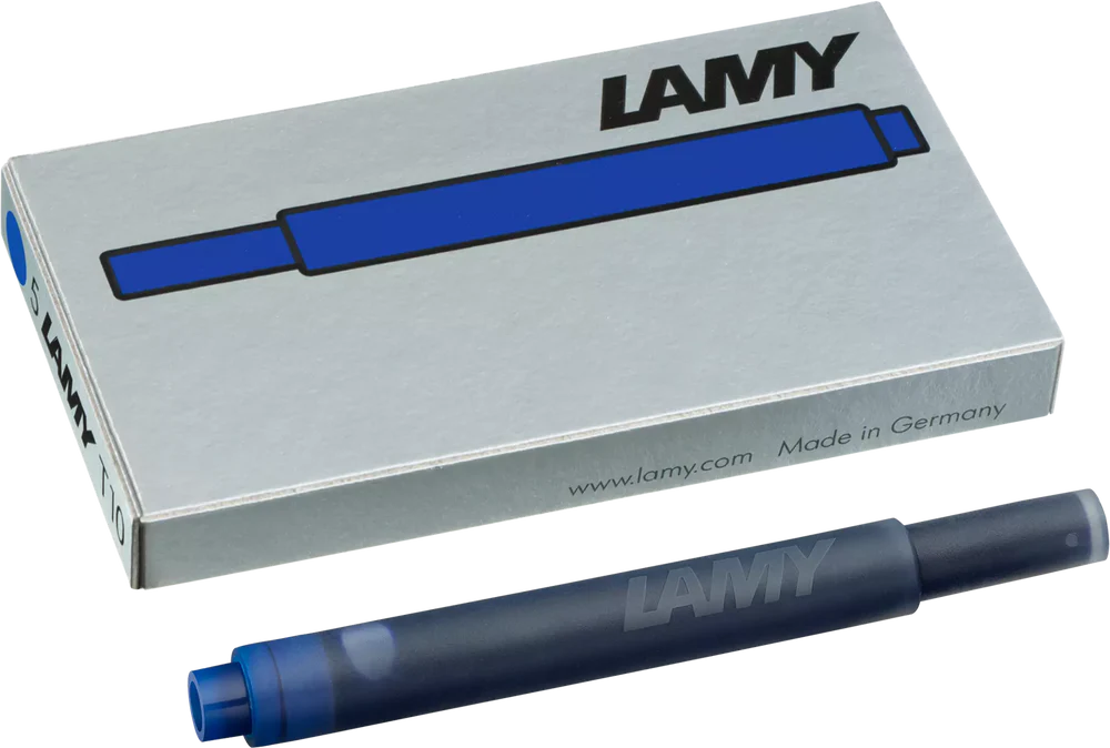 LAMY, FOUNTAIN PEN, T10 REFILL, BLUE, 5 PACK CARTRIDGE
