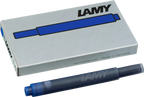 LAMY, FOUNTAIN PEN, T10 REFILL, BLUE, 5 PACK CARTRIDGE