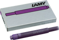 LAMY, FOUNTAIN PEN, T10 REFILL, VIOLET 5 PACK CARTRIDGE