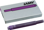 LAMY, FOUNTAIN PEN, T10 REFILL, VIOLET 5 PACK CARTRIDGE