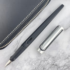 Lamy, Joy AL Fountain Pen, Silver/Black, Calligraphy Nib 1.1 mm