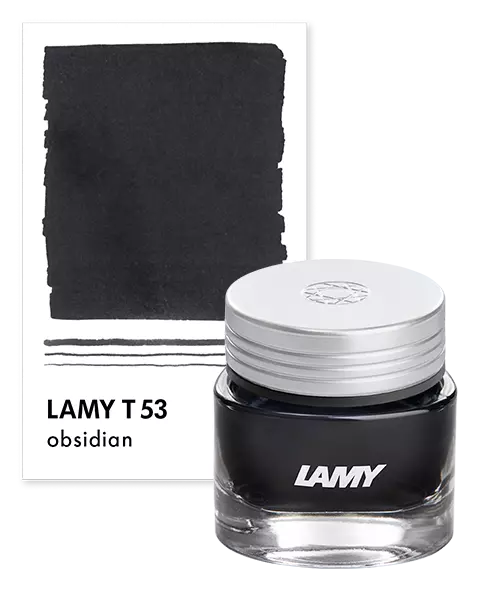 Lamy T53 Crystal Bottled Ink in Obsidian- 30 mL