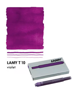 LAMY, FOUNTAIN PEN, T10 REFILL, VIOLET 5 PACK CARTRIDGE