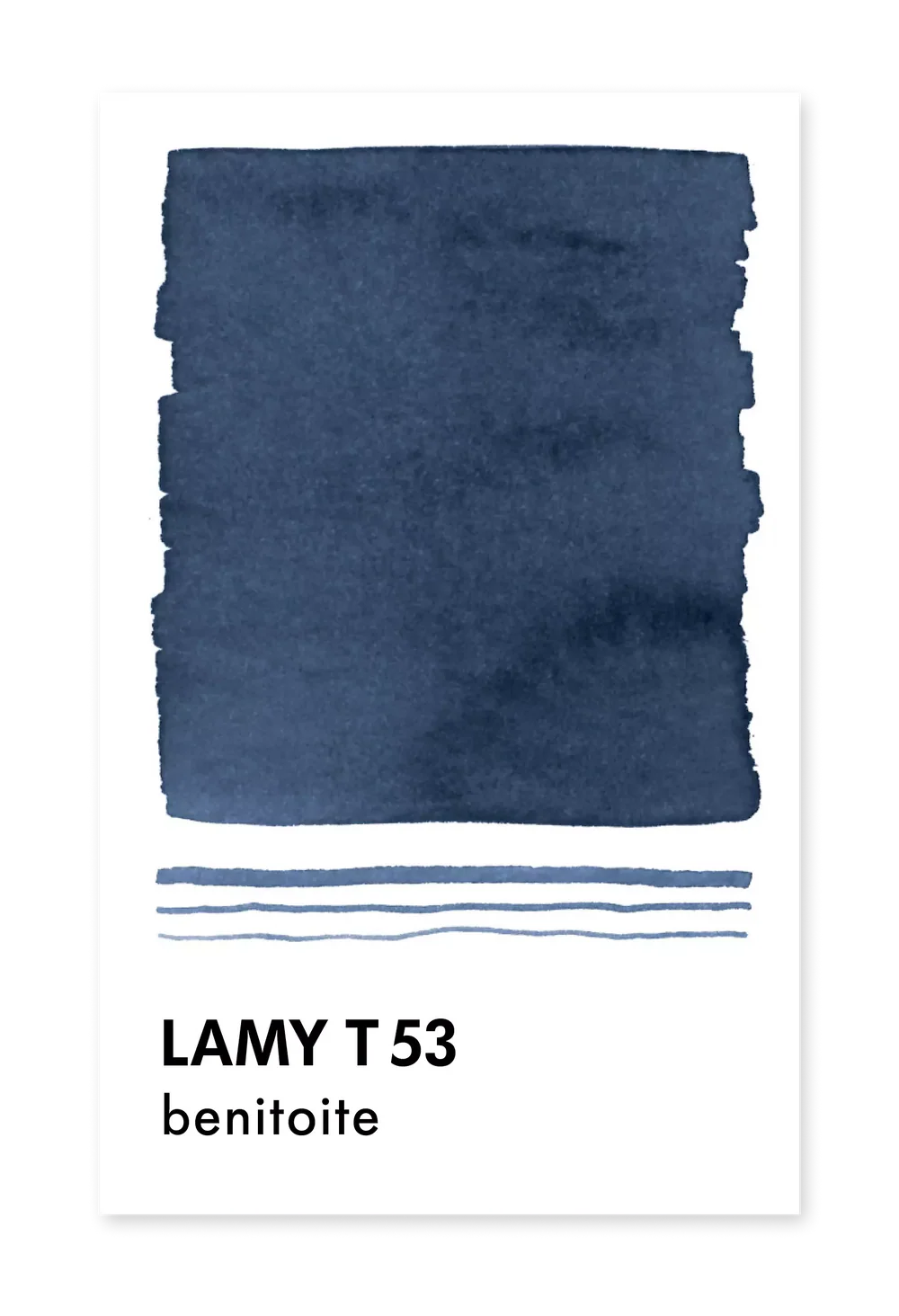 Lamy T53 Crystal Bottled Ink in Benitoite - 30 mL