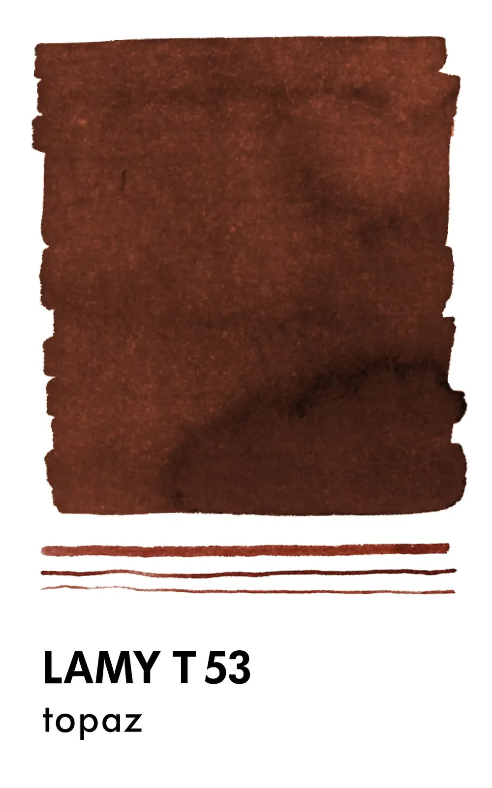 Lamy T53 Crystal Bottled Ink in Topaz- 30 mL