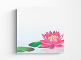 Midori - Letter Paper 175 Silk Printing Water Lily Reflection